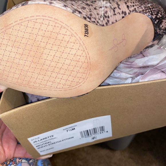 Python black/tan booties - Picture 3 of 9